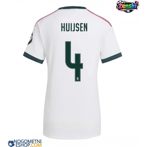 Ženski Nogometni dresi Real Madrid Dean Huijsen #4 Domači 2026-27 Kratek Rokav